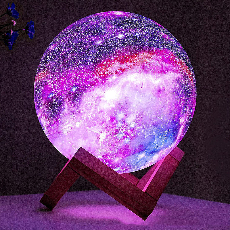3D Moon Lamp – Magical LED Night Light for Cozy Rooms