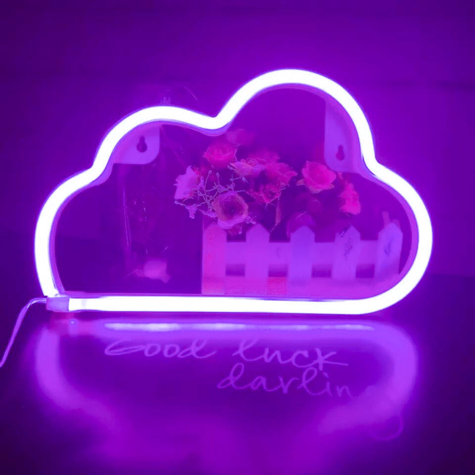 Cloud Neon Wall Light – Aesthetic LED Room Decor