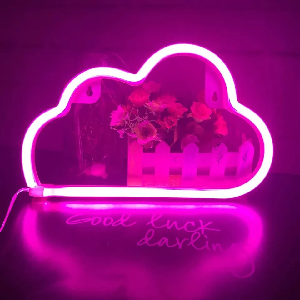 Cloud Neon Wall Light – Aesthetic LED Room Decor