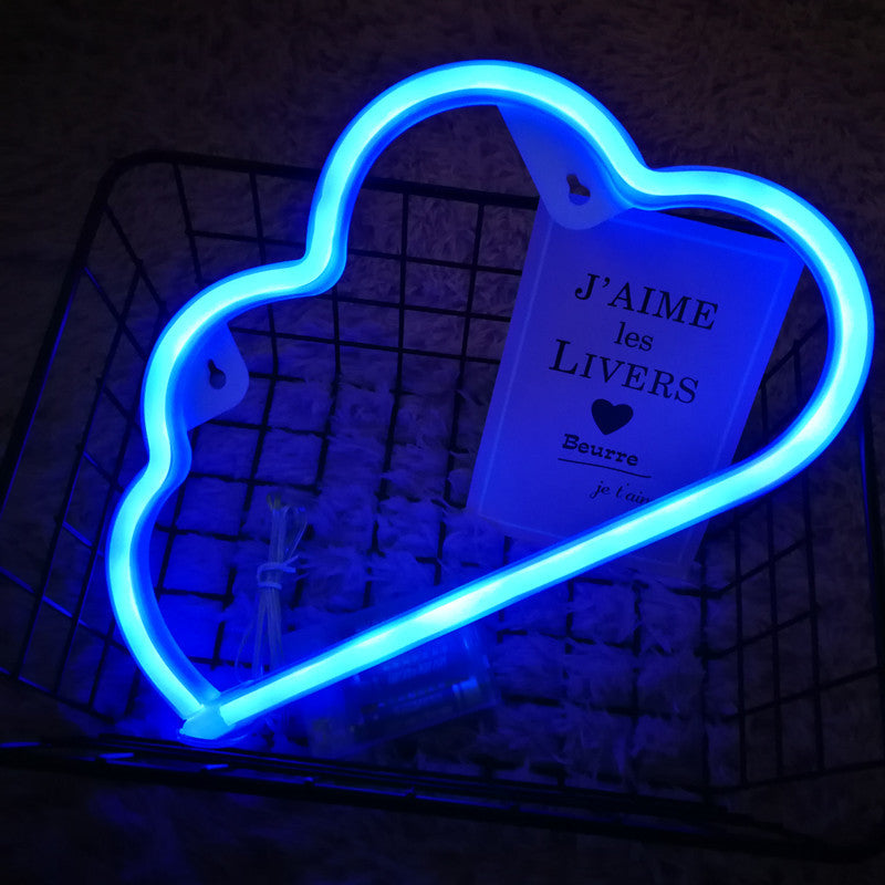 Cloud Neon Wall Light – Aesthetic LED Room Decor