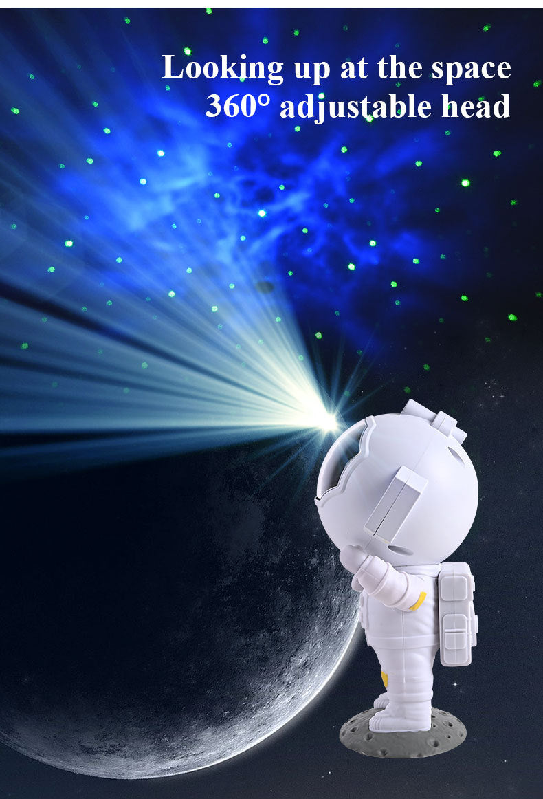Galaxy Star Projector Astronaut Lamp – Dreamy Starry Sky Night Light
