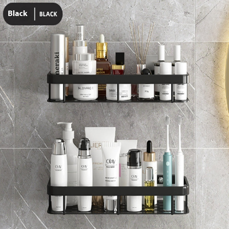 Space-Saving Bathroom Skincare Organizer Shelf