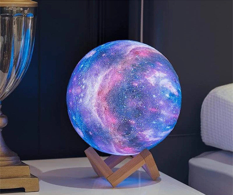 3D Moon Lamp – Magical LED Night Light for Cozy Rooms