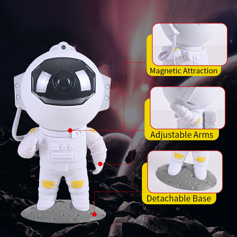 Galaxy Star Projector Astronaut Lamp – Dreamy Starry Sky Night Light
