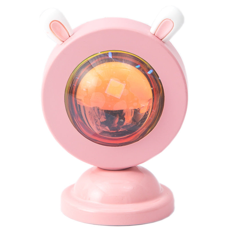 Rainbow Sunset Projection Lamp for Magical Room Decor