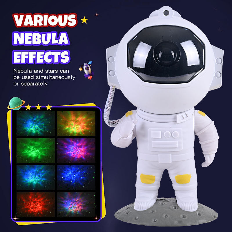 Galaxy Star Projector Astronaut Lamp – Dreamy Starry Sky Night Light