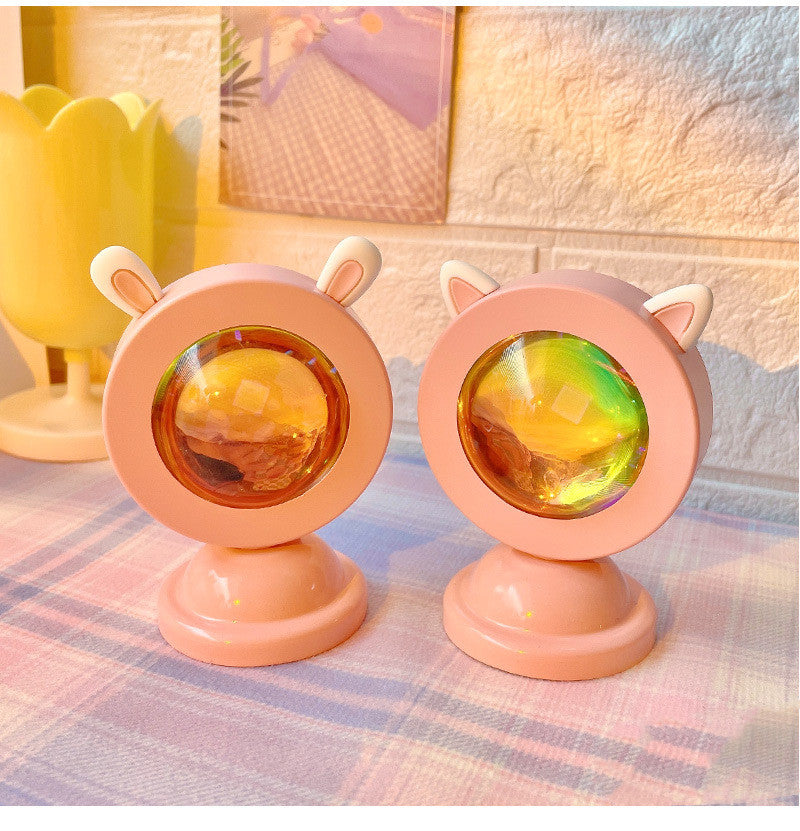 Rainbow Sunset Projection Lamp for Magical Room Decor