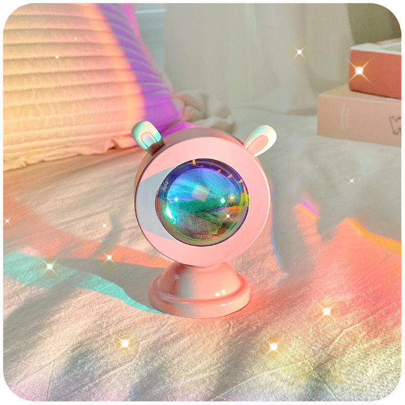 Rainbow Sunset Projection Lamp for Magical Room Decor