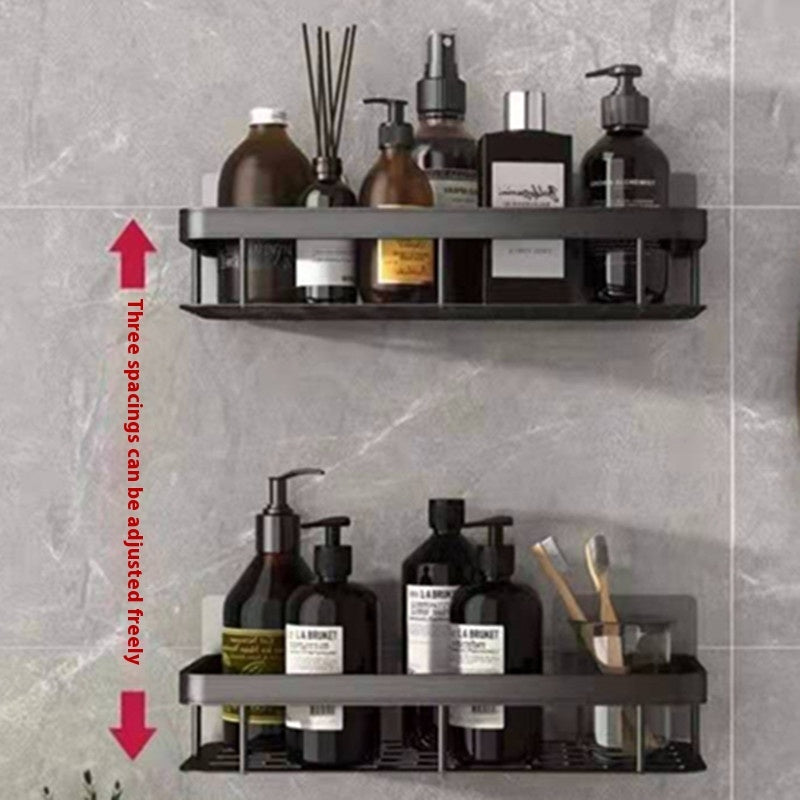 Space-Saving Bathroom Skincare Organizer Shelf
