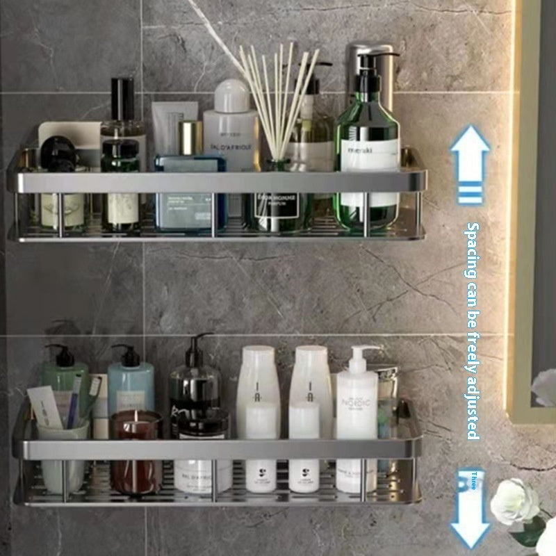 Space-Saving Bathroom Skincare Organizer Shelf