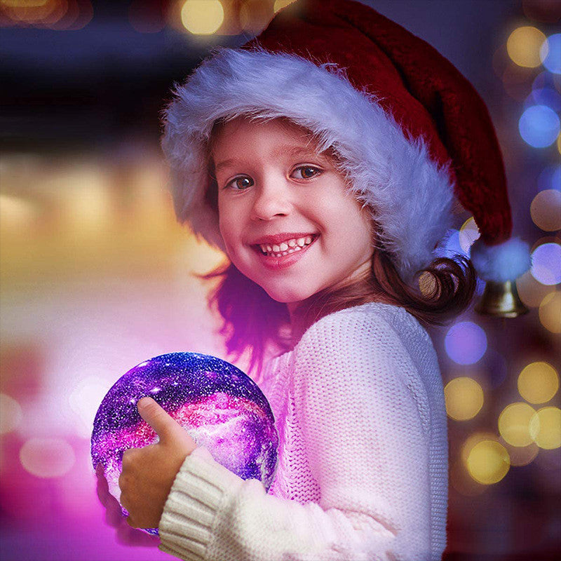 3D Moon Lamp – Magical LED Night Light for Cozy Rooms