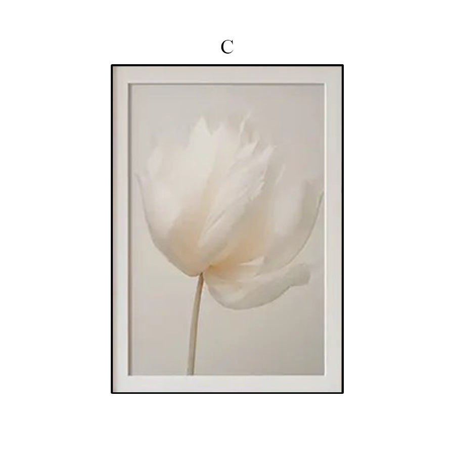 Elegant White Floral Vase Canvas Wall Art 🌸